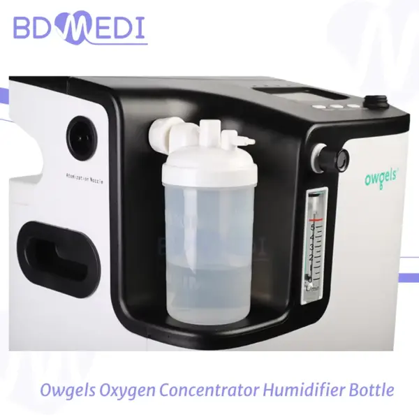 Owgels Oxygen Concentrator Humidifier Bottle | Standard for 5L Models